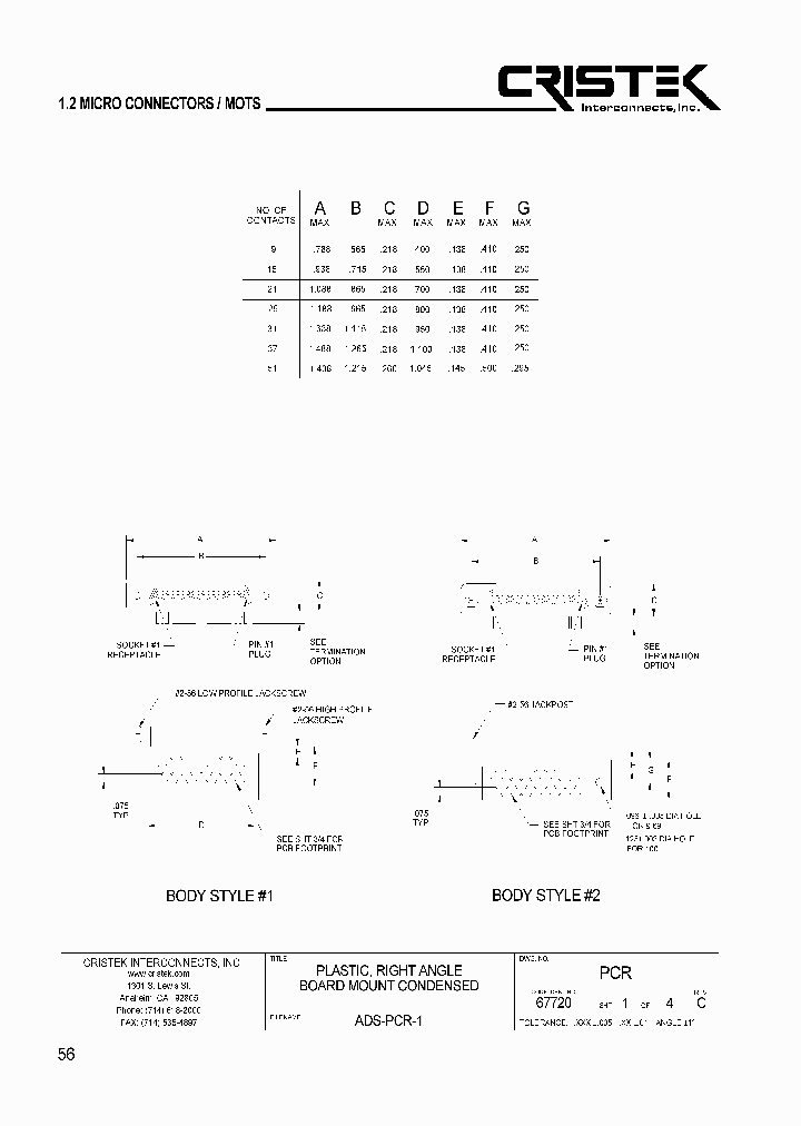 CRISTEKINTERCONNECTSINC-PCR-1015-252_6667960.PDF Datasheet