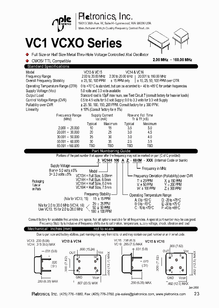 3VC14H25AX-FREQ_6665648.PDF Datasheet