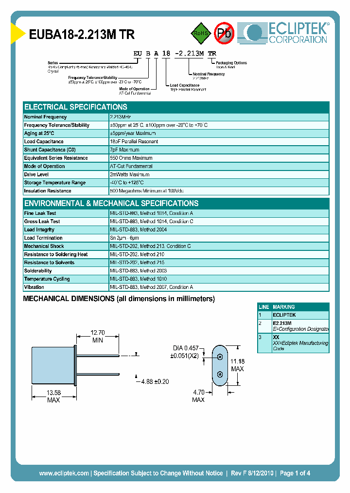 EUBA18-2213MTR_6666016.PDF Datasheet