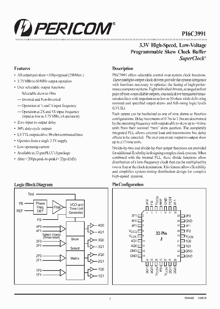 PI6C3991-2JE_6670060.PDF Datasheet