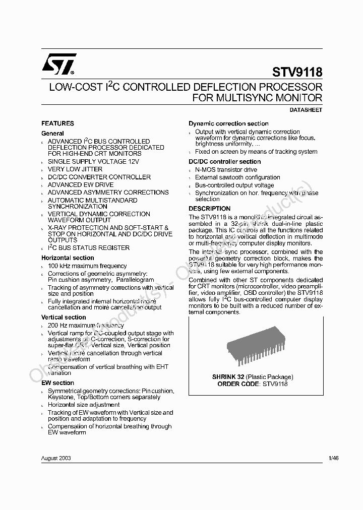 STV9118_6670748.PDF Datasheet