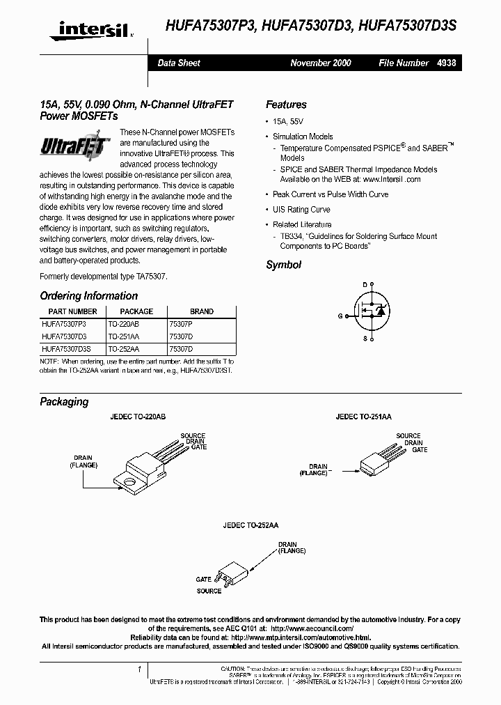 HUFA75307D3S_6680575.PDF Datasheet