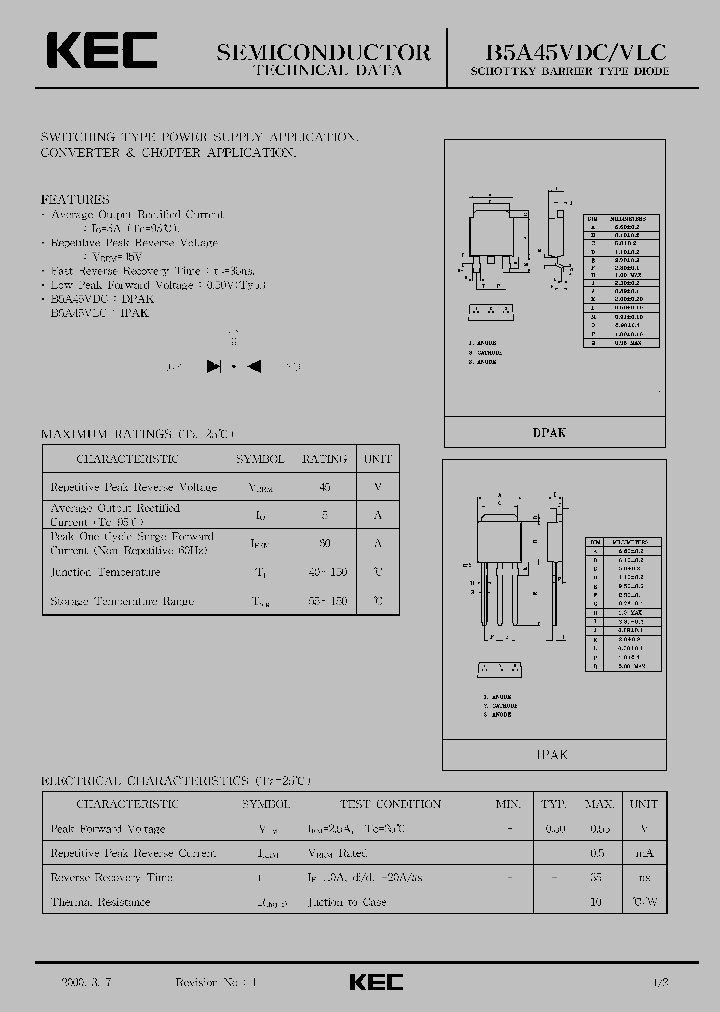 B5A45VDC_6691127.PDF Datasheet