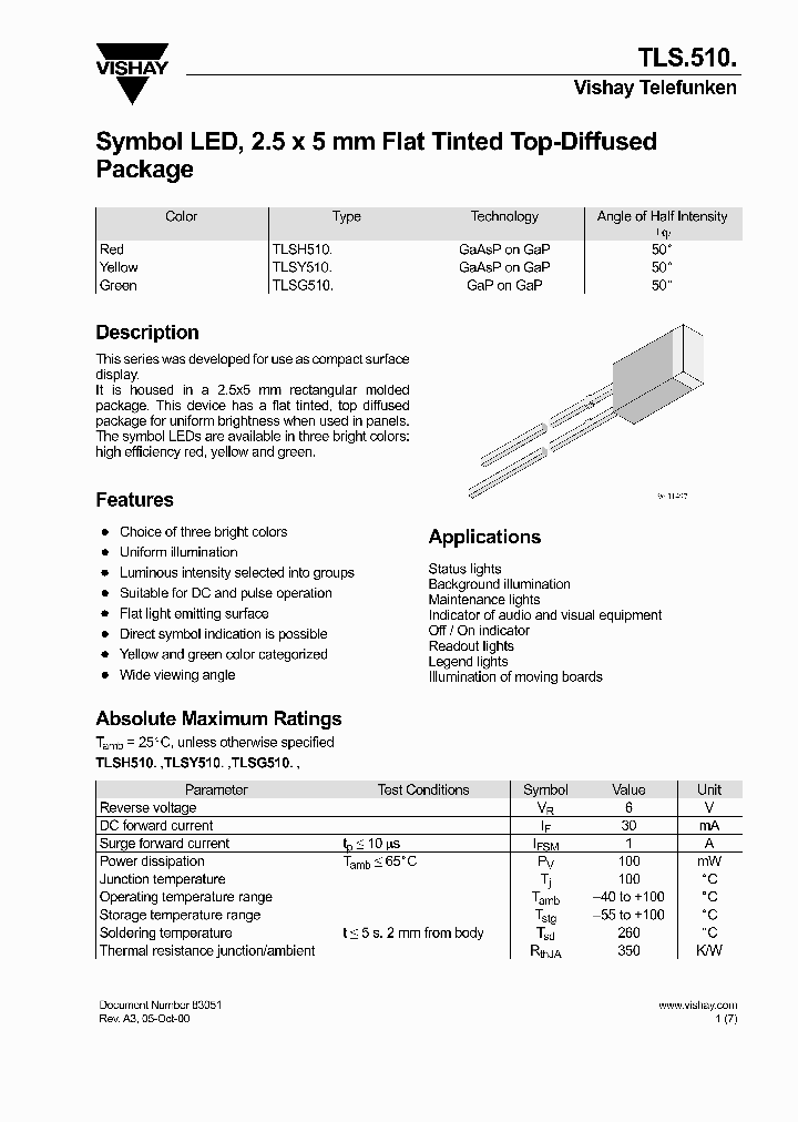 TLSG5100_6692337.PDF Datasheet