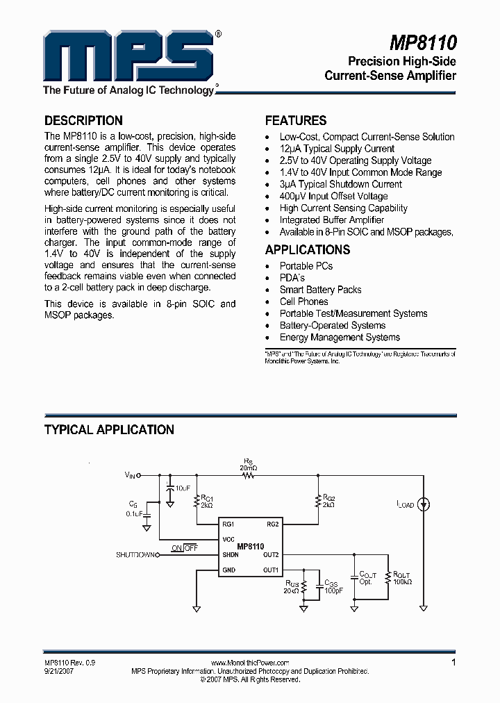 MP8110DS_6696908.PDF Datasheet