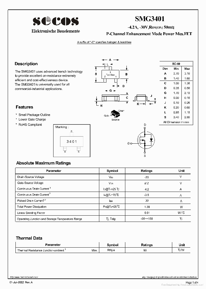 SMG3401_6923339.PDF Datasheet
