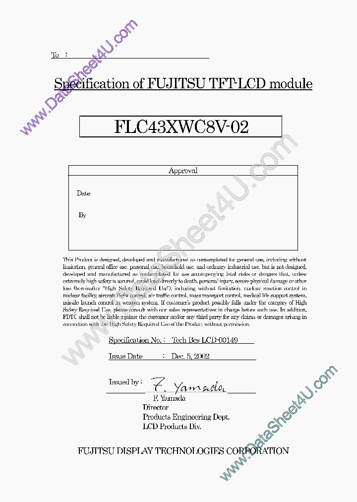 FLC43XWC8V-02_6929473.PDF Datasheet