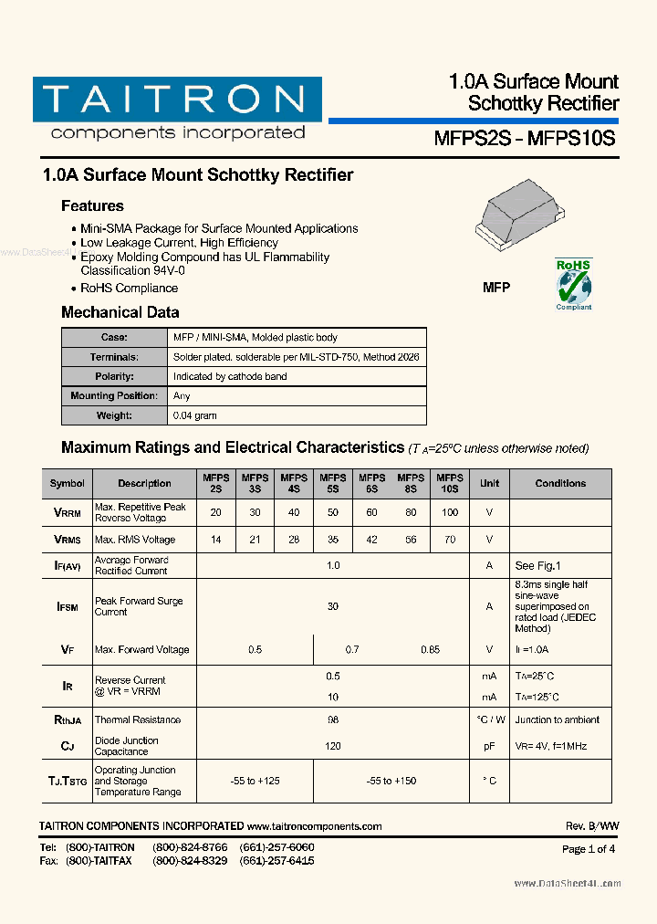 MFPS10S_6931406.PDF Datasheet