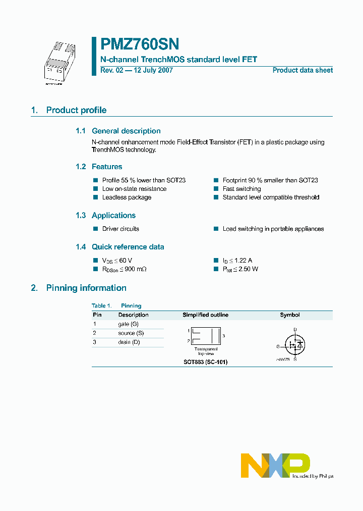 PMZ760SN_6934970.PDF Datasheet