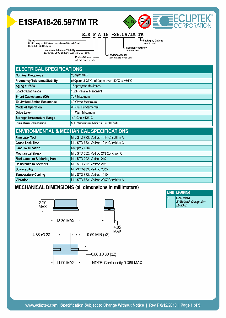 E1SFA18-265971MTR_6722685.PDF Datasheet