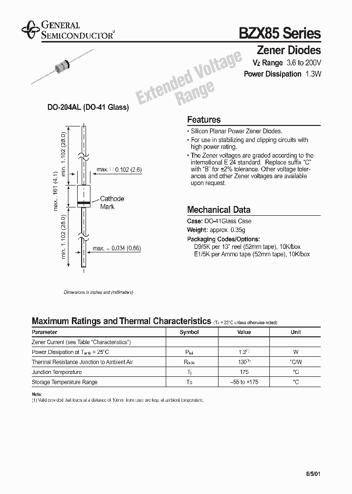 BZX85-B110E1_6730067.PDF Datasheet