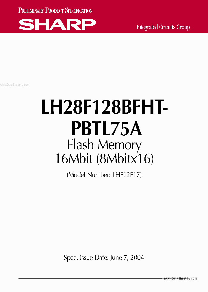 LH28F128BFHT-PBTL75A_6936675.PDF Datasheet