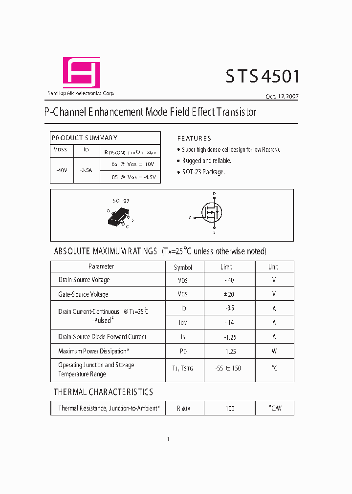STS4501_6937855.PDF Datasheet