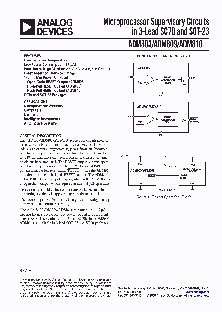 ADM809ZART-REE_6746390.PDF Datasheet