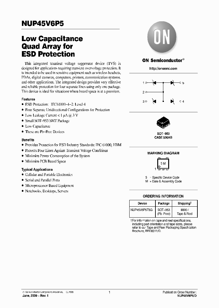 NUP45V6P509_6941779.PDF Datasheet