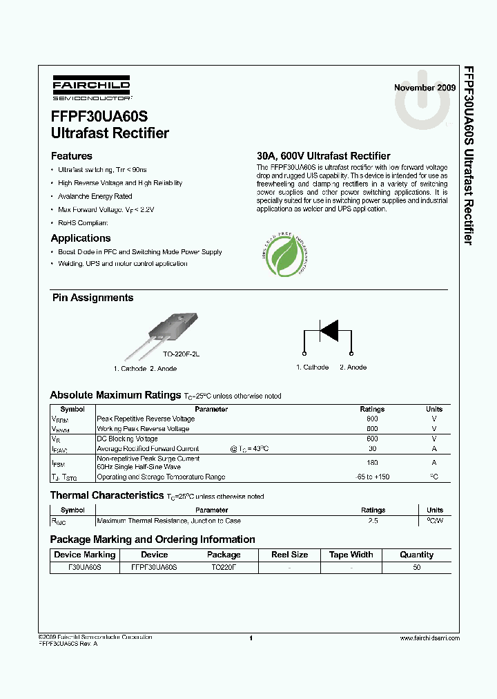 FFPF30UA60S_6796772.PDF Datasheet