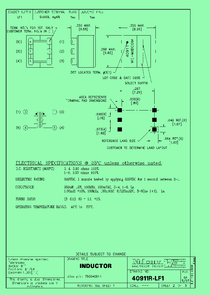 40911R-LF1_6810298.PDF Datasheet