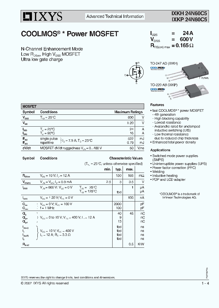 IXKH24N60C5_6817596.PDF Datasheet