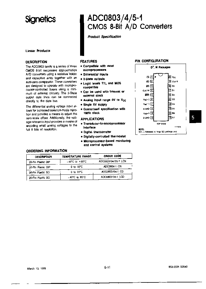 NXPSEMICONDUCTORS-ADC0804-1CD-T_6819551.PDF Datasheet