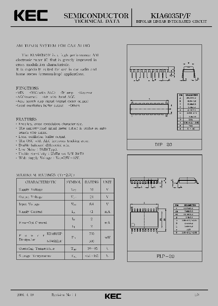 KIA6035F_6822883.PDF Datasheet