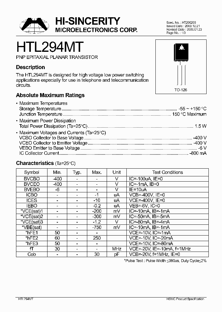 HTL294MT_6827143.PDF Datasheet