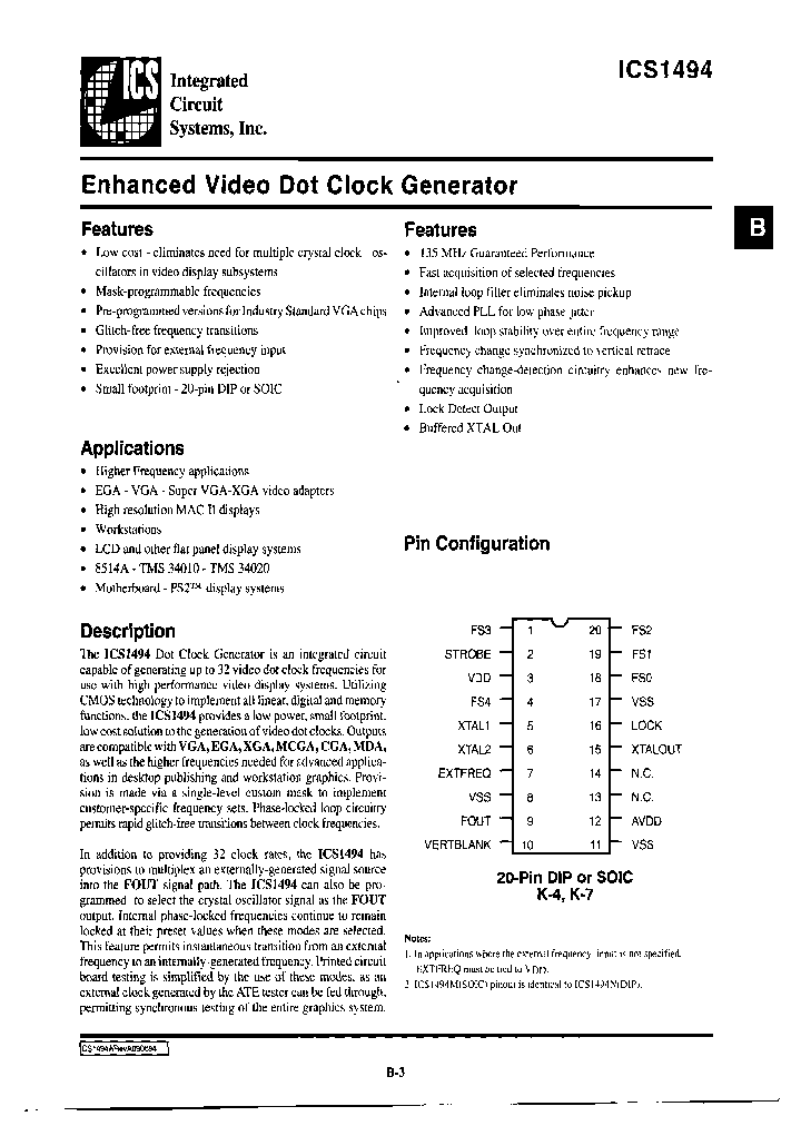 ICS1494N-540_6836123.PDF Datasheet