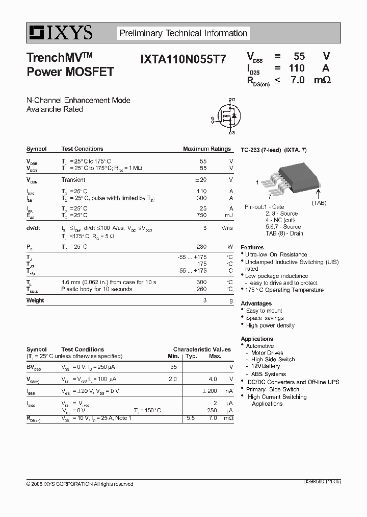 IXTA110N055T7_6861758.PDF Datasheet