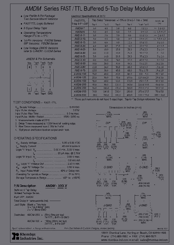 AMDM-250G_6865491.PDF Datasheet