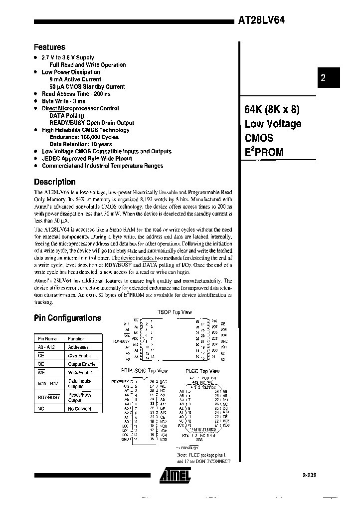 AT28LV64-30TC_6871671.PDF Datasheet