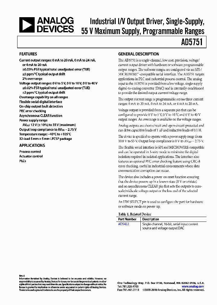 AD5751ACPZ-REEL7_6862653.PDF Datasheet