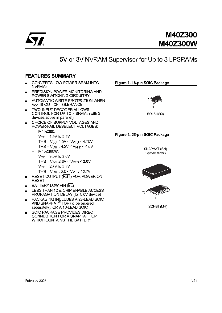 M40Z300MH6TR_6881394.PDF Datasheet