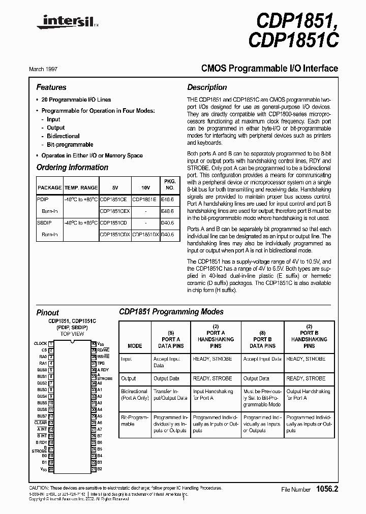 CDP1851CE_6888128.PDF Datasheet