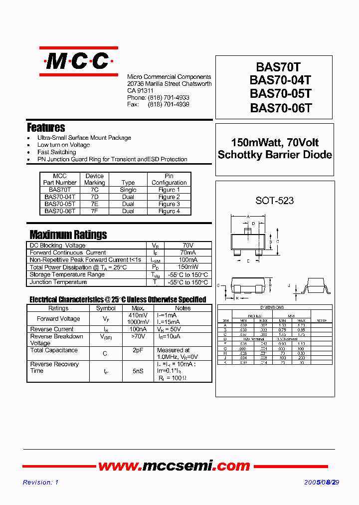 BAS70-04T_6903745.PDF Datasheet