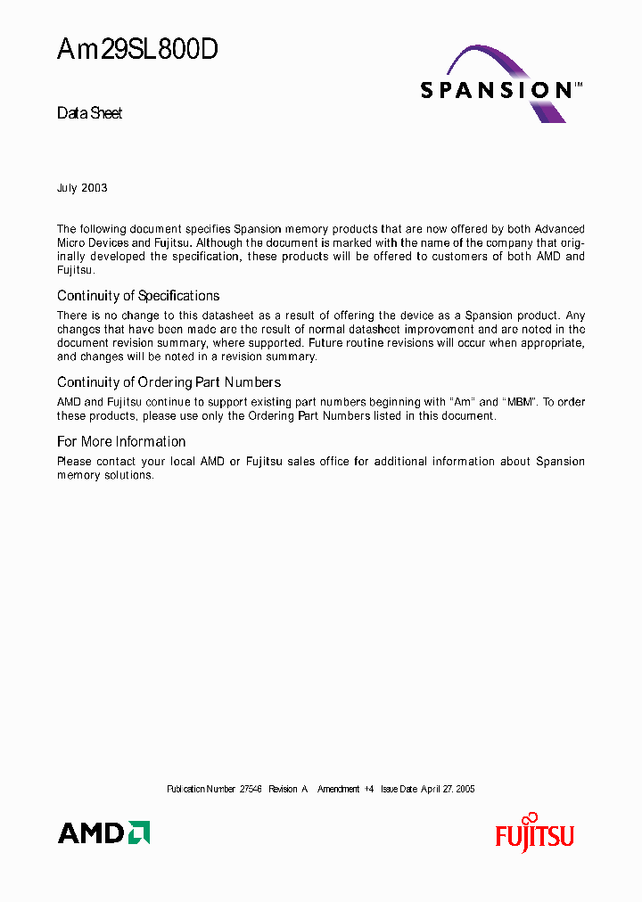 AM29SL800DB-90EC_6903873.PDF Datasheet