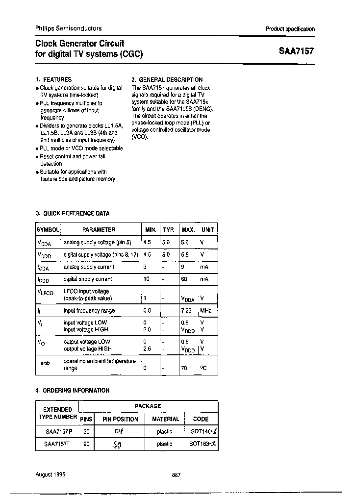 SAA7157P_6905875.PDF Datasheet