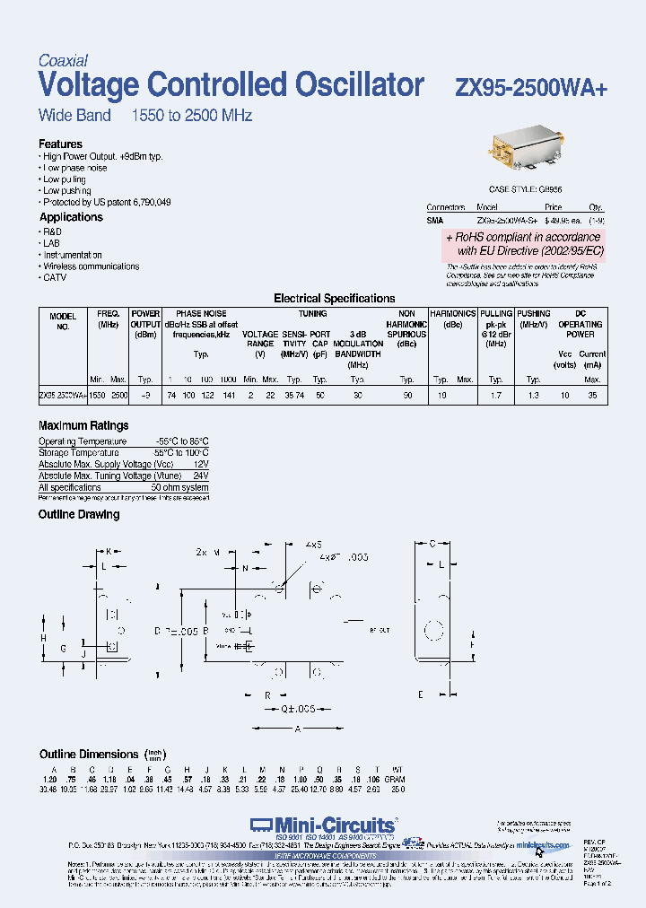 ZX95-2500WA_6910684.PDF Datasheet