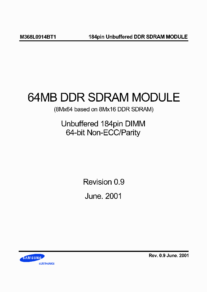 M368L0914BT1-LA2_6917723.PDF Datasheet