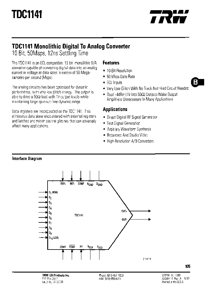 TDC1141R3C1_6913761.PDF Datasheet