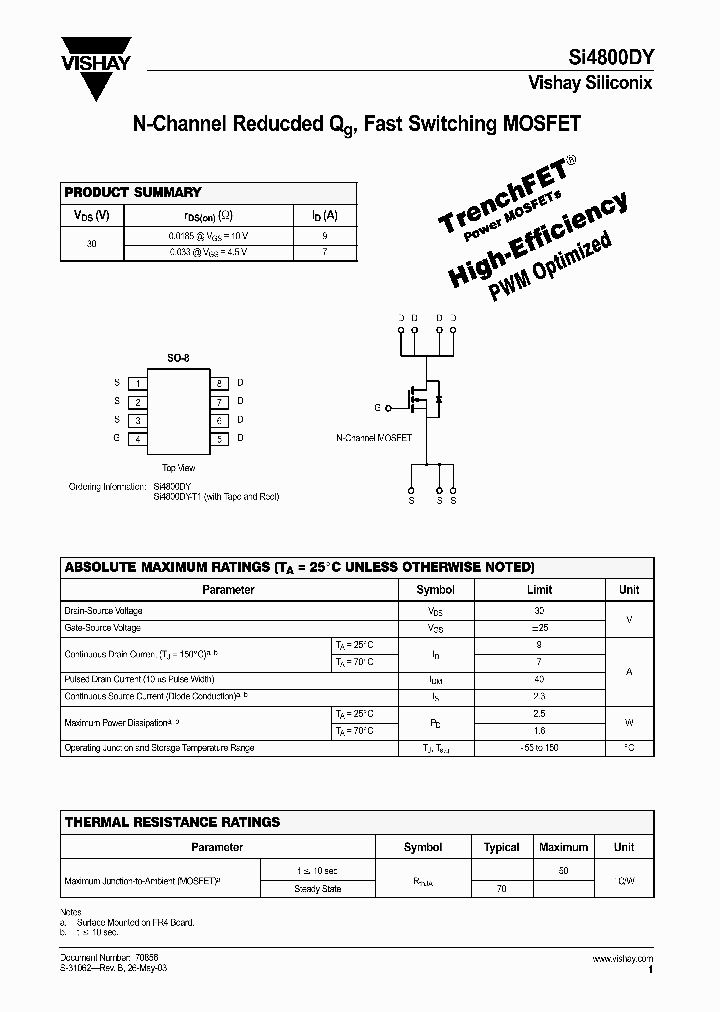 SI4800DY_6928826.PDF Datasheet