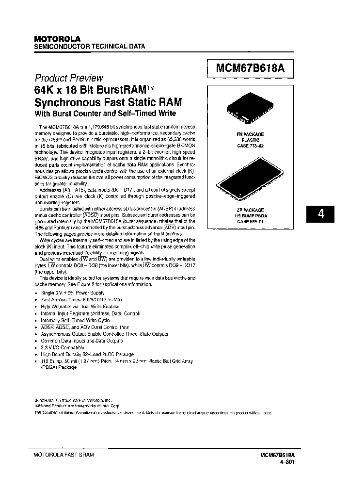 MCM67B618AZP12_6926265.PDF Datasheet
