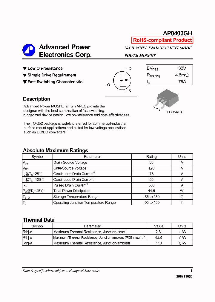 AP0403GH_6931375.PDF Datasheet
