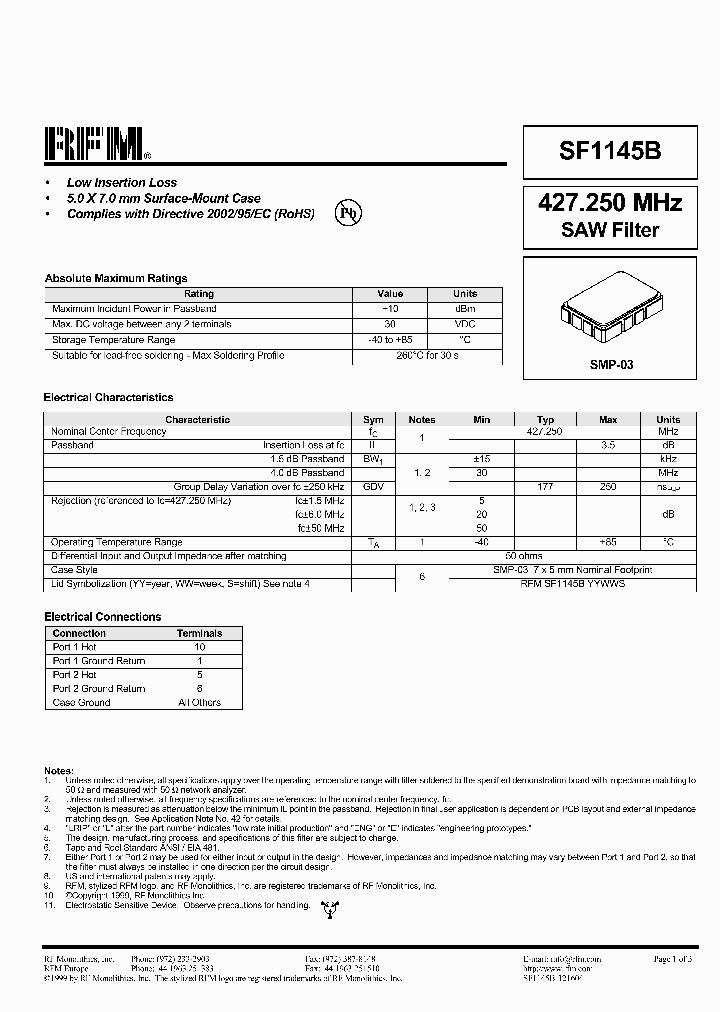 SF1145B_6962104.PDF Datasheet