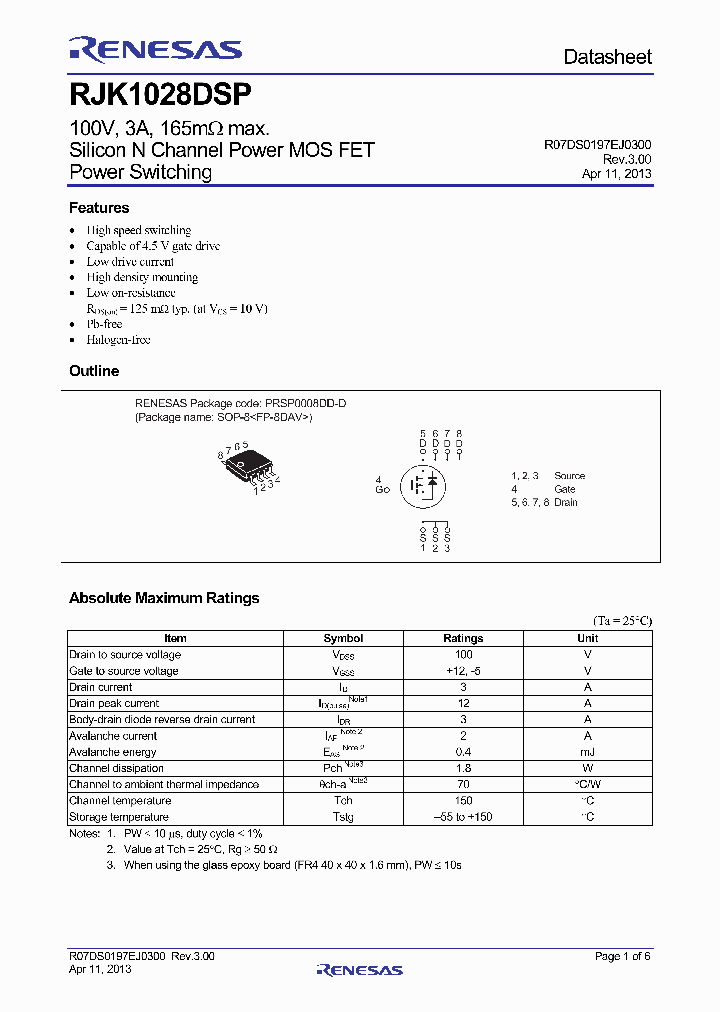 RJK1028DSP-00-J5_6966812.PDF Datasheet