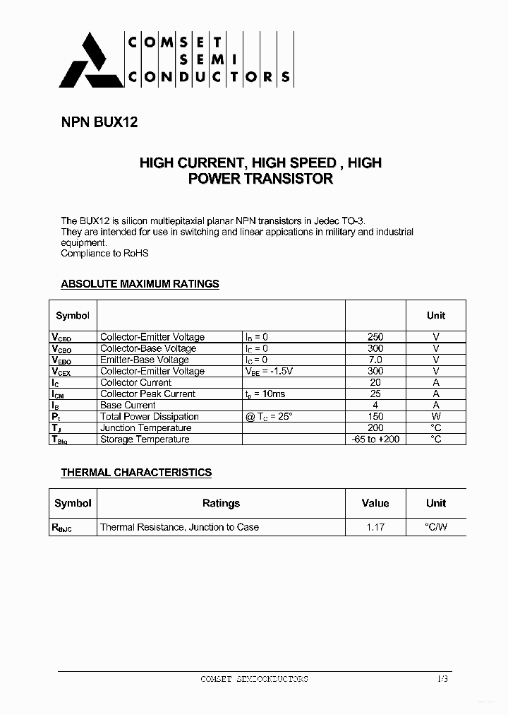 BUX12_6973616.PDF Datasheet
