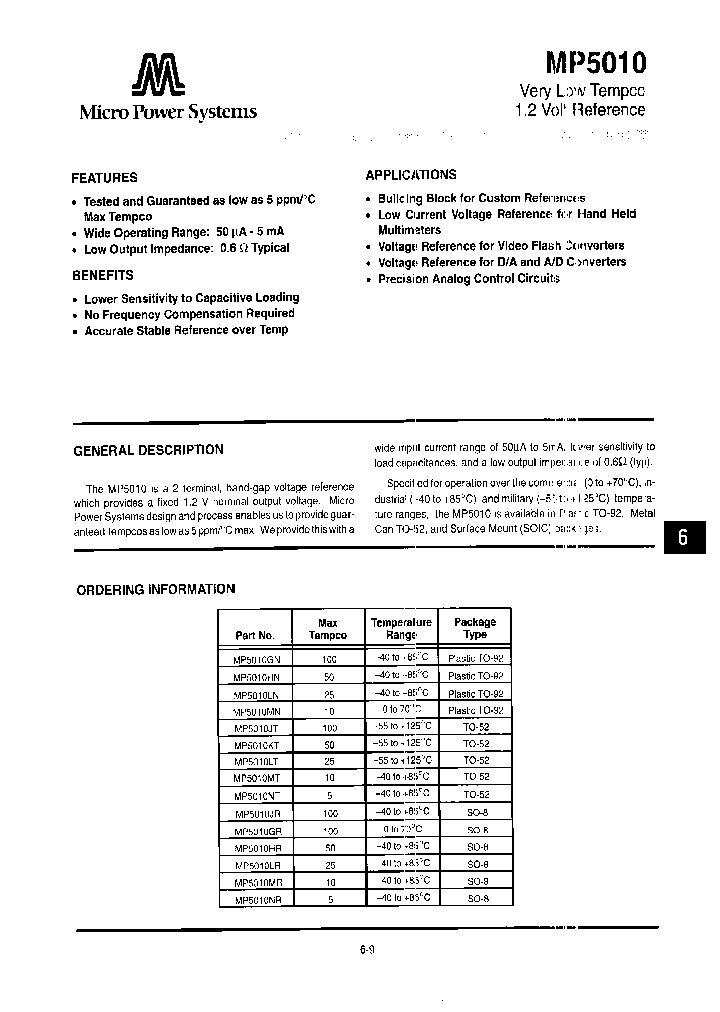 MICROPOWERSYSTEMS-MP5010HN_6978326.PDF Datasheet