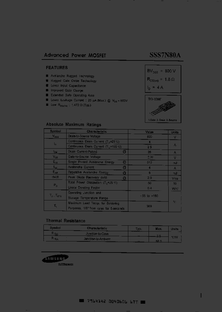 SSS7N80A_6980247.PDF Datasheet
