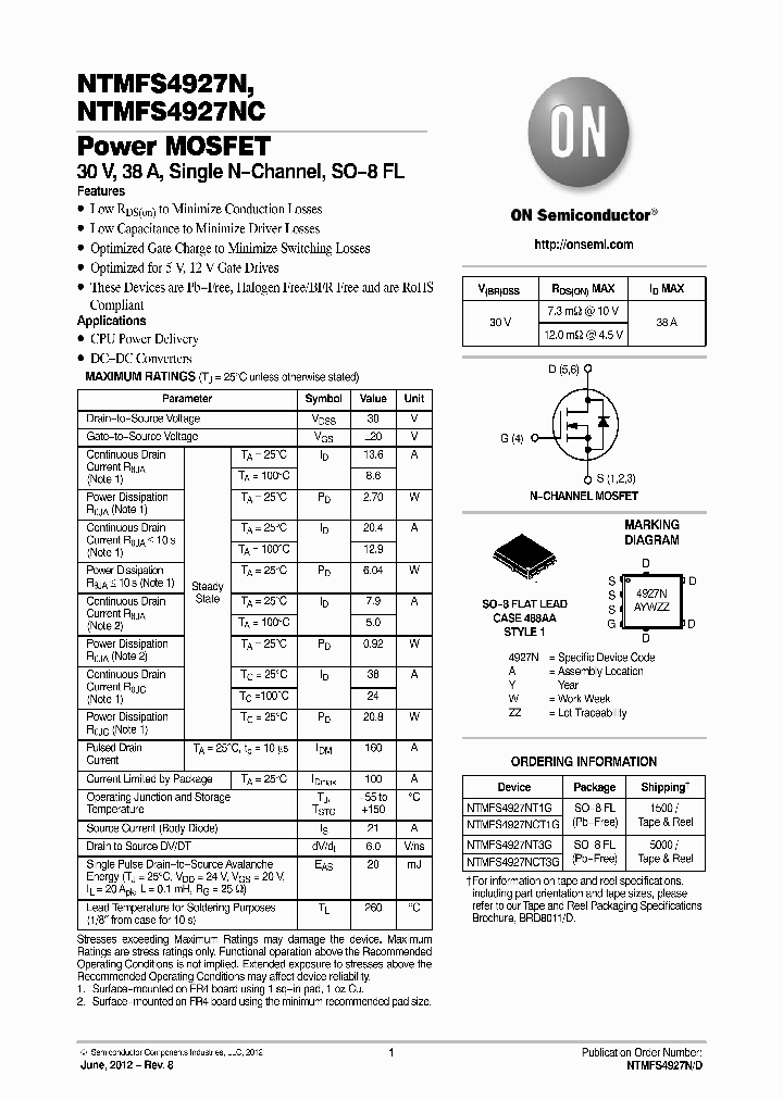 NTMFS4927NCT3G_6983915.PDF Datasheet