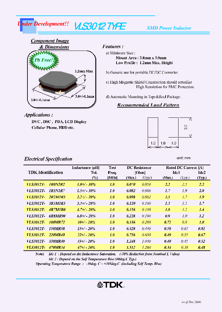 VLS3012T-100MR72_6984490.PDF Datasheet