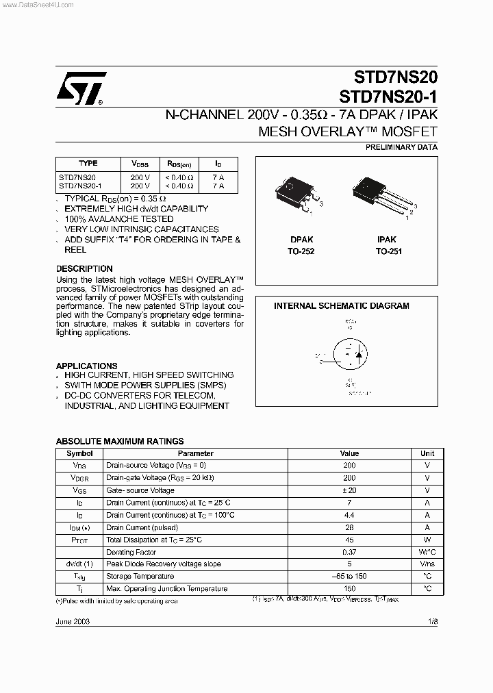 STD7NS20_6997153.PDF Datasheet