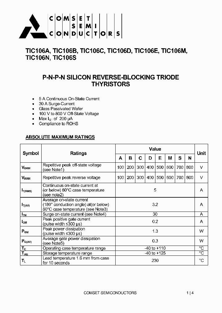 TIC106A12_6999723.PDF Datasheet